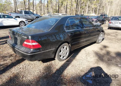 2004 Lexus Ls 430 from USA, damaged, VIN JTHBN36F640152733
